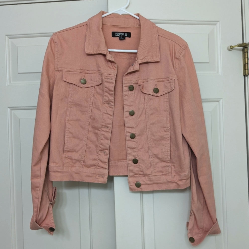 Forever 21 Pink Denim Jacket